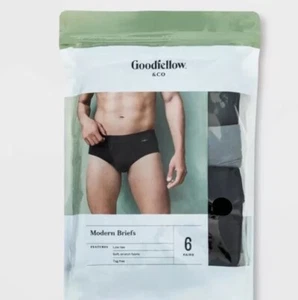 Goodfellow & Co Herren moderne Slips schwarz/grau/marine ohne Etikett 6 Paar XXL 44/48 - Bild 1 von 4