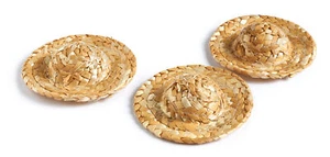 Sombreros de paja 5cm, 3 piezas - Imagen 1 de 8