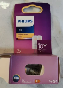 Philips LED Premium Light Capsule Spot 2 Pack - 10W G4 Warm White 2700K - Picture 1 of 4