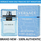 VERSACE Man Eau Fraiche EDT Men's Cologne 0.17 oz / 5ml Miniature Bottle