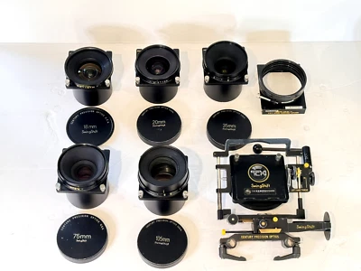 Sistema de lentes ópticas Clairmont Swing Shift Century montaje PL 18 mm, 20 m, 35 mm, 75 mm, Foto 1 de 4