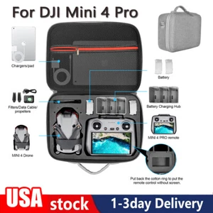 Estuche rígido impermeable para DJI Mini 4 Pro bolsa de almacenamiento de hombro a prueba de golpes - Imagen 1 de 8