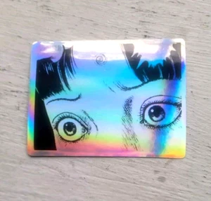 Haunted Doll Active Spirit Positive  Possessed Third Eye Spiral Sticker 1 Pc - Picture 1 of 6