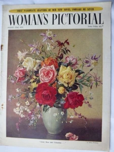 Vintage Magazine, Woman’s Pictorial, Aug 22nd 1953, Stories, Recipes, Knitting. - Picture 1 of 3