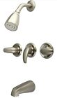 Kingston Brass KB6238LL Legacy Tub and Shower Faucet Brushed Nickel