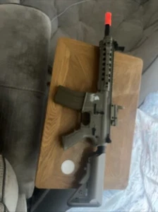Mk18 Lancer Tactical Airsoft Rifle With Red Dot Scope - Picture 1 of 9
