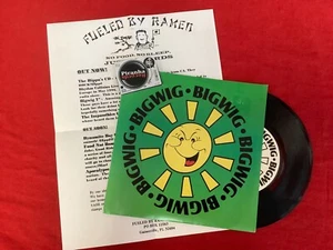 BigWig Drunken Knight Jerk Flavor Ice  7" 45 Fueled By Ramen Piranha Records - Picture 1 of 7