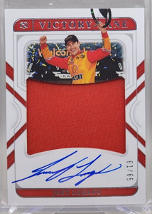 2022 National Treasures -  RACE USED MATERIAL - JOEY LOGANO Auto /65 - NASCAR