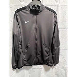 Nike Dri Fit Jacke Full Zip Sport Training Warm Up Grau Schwarz Herren M - Bild 1 von 7