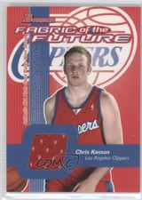 2003-04 Bowman Fabric of the Future Chris Kaman #CK Rookie RC