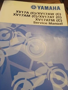 yamaha factory service manual xv17a aw am at atm - Bild 1 von 1