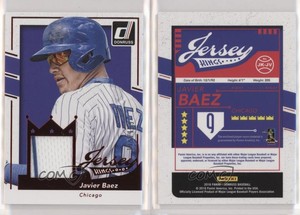 2016 Panini Donruss Jersey Kings Red /199 Javier Baez #JK-JV