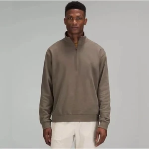 LULULEMON French Terry Oversized 1/2 Zip Sweatshirt Nomad {V49} - Bild 1 von 4