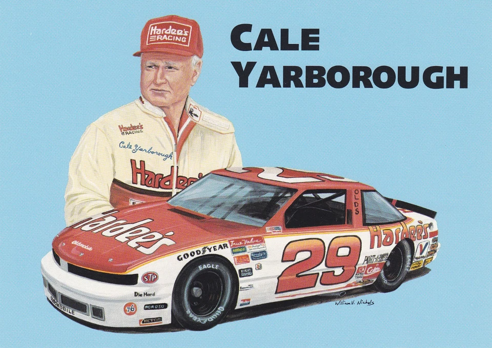 CALE YARBOROUGH - HARDEES - ARRANCA TUS MOTORES POSTAL 7" X 5" - #4 EN SERIE Foto 1 de 1