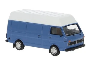 Brekina 34956 VW LT 45 Furgone Alto Blu Brilliant HO 1:87 NUOVO - Foto 1 di 1