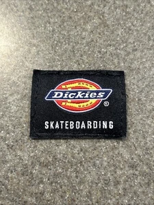 Stoff Dickies Patch 1 1/8 x 1 1/2" Logo zum Aufnähen selten Skateboarding - Bild 1 von 4