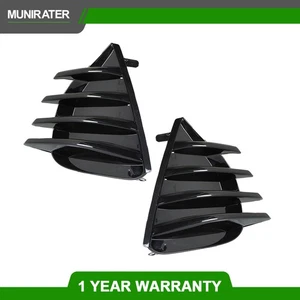 LH+RH Bumper Fog Light Lamp Covers For Toyota Corolla 2017-2019 SE Sedan 1.8L - Picture 1 of 9