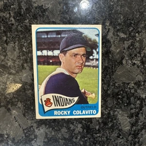1965 Topps #380 Rocky Colavito Cleveland Indians NM - Picture 1 of 3