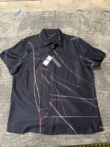 NEU Perry Ellis Dark Sapphire Button Down Hemd Gr. XL Herren - Bild 1 von 9
