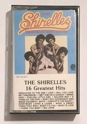 The Shirelles - 16 Greatest Hits - Cassette (1984, Gusto Records) 16-32-C -Used - Image 1 of 4
