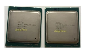 Matched Pair Intel Xeon E5-2660 V2 25MB 2.2GHz 10-Core Server CPU LGA-2011 95W - Picture 1 of 4