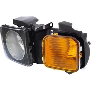 Driver and Passenger Side Headlights For Hummer H3 2006-2010 Halogen with Bulbs - Picture 1 of 4