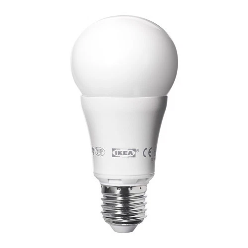 IKEA LEDARE E26 600 LM DIMMABLE LIGHT BULB GLOBE OPAL CONSUMES UP TO 85% LESS  - Image 1 of 1