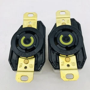 SET BESTEHEND AUS 2 AFTERMARKET 30A 125V HUBBELL TWIST-LOCK - Bild 1 von 4