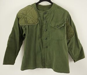 Vintage Military Issue Mechanic Tanker Jacket Men's Large-Short Green Padded
