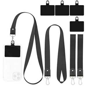 Universal Phone Lanyard and Phone Tether Tab Patches fit Most Phone Cases - Picture 1 of 6