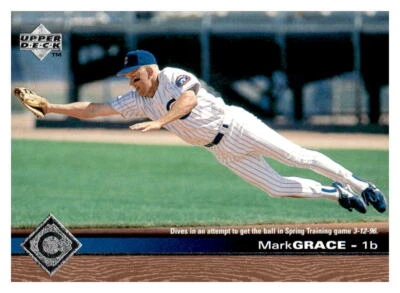 1997 Upper Deck #35 Mark Grace   Chicago Cubs  Baseball NM - Image 1 of 2