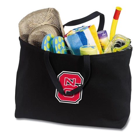 WOLFPACK Canvas Tote NC State Reusable ShopperMOTHER'S DAY GIFT Cover