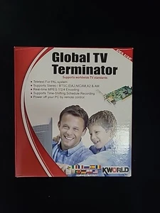 KWORLD DLX GLOBAL TV TERMINATOR PCI ADAPTER CARD VS-LTV7131RF pc computer remote - Picture 1 of 4