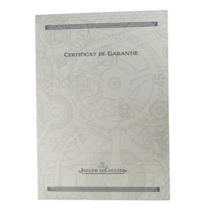 CERTIFICADO DE GARANTÍA ORIGINAL JAEGER LECCOULTRE - PAPELES RELLENOS - Imagen 1 de 4
