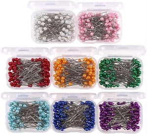 CCINEE 1000PCS Multicolor Straight Pins Quilting Pearl Sewing 1000 Pcs - Picture 1 of 6