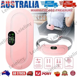 Portable Cordless Heating Pad Period Cramps Massager Pain Relief 3-Speed 4-Mode - Picture 1 of 13