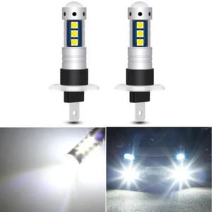 2 pz Kit lampadine fari LED H1 6000K H super bianco 55 W 8000 LM luci guida nebbia - Foto 1 di 7