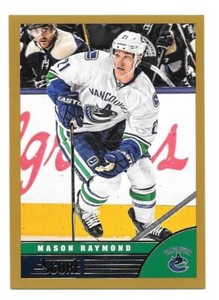 2013-14 Score Gold #502 Mason Raymond (Canucks)