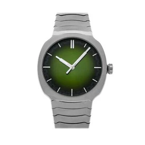 H. Moser & Cie Streamliner Centre Seconds Auto Steel Green Dial Watch 6201-1200 - Picture 1 of 6
