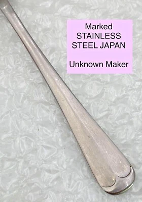 STAINLESS STEEL JAPAN Unknown Maker SATIN Center Ridge Tipped 23-2036 - Image 1 of 2