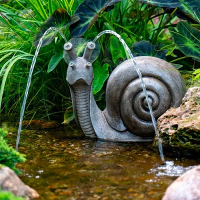 Aquascape Silly Snail Spitter (bomba no incluida) Foto 1 de 4