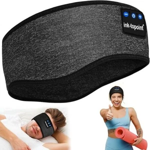Auriculares para dormir de punto de tinta diadema Bluetooth auriculares suaves para dormir y deportes - Imagen 1 de 2
