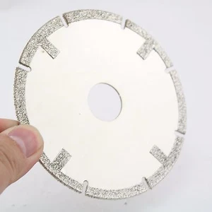 Trapano a disco ruota lama taglio diamantata rivestita punta diamantata 4"100 mm grana 60# - Foto 1 di 5