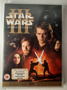 Star Wars Episode III Revenge Of The Sith 2 Discs Includes 4 Cards (Read Below)