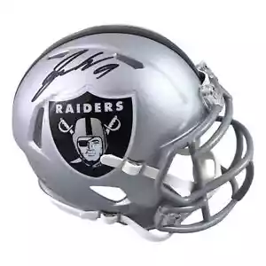SIGNED LV RAIDERS TYREE WILSON RIDDELL SPEED MINI-HELMET BAS COA AUTO AUTOGRAPH - Picture 1 of 4
