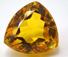 73.00 Ct Natural Mexican Fire Opal Yellow Orange Trillion Shape Loose Gemstone