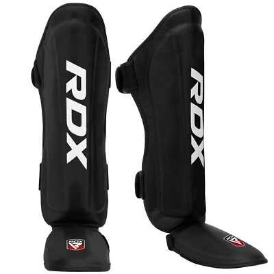 RDX Shin Guards MMA Muay Thai Instep Foot Protector Kickboxing Training Leg Pads Foto 1 de 4
