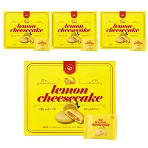 Cheongwoo Foods Jeju pastel de queso limón 200 g (10p) x 4 caja / bocadillo coreano Mukbang - Imagen 1 de 13