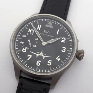 Rare Big Swiss Military Wristwatch IWC Schaffhausen Steel Case Pilots WW2 - Picture 1 of 20