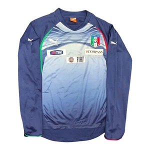 MAGLIA italia puma M 2010 NAZIONALE ALLENAMENTO INDOSSATA MATCHWORN SHIRT ITALY - Foto 1 di 8